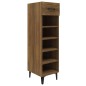 vidaXL Mueble zapatero madera contrachapada marrón roble 30x35x105 cm vidaXL Mueble zapatero madera contrachapada marrón roble 30x35x105 cm