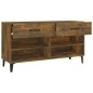 vidaXL Mueble zapatero madera contrachapada roble ahumado 102x35x55 cm vidaXL Mueble zapatero madera contrachapada roble ahumado 102x35x55 cm