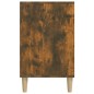 vidaXL Mueble zapatero madera contrachapada roble ahumado 102x36x60 cm vidaXL Mueble zapatero madera contrachapada roble ahumado 102x36x60 cm