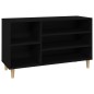 vidaXL Mueble zapatero madera contrachapada negro 102x36x60 cm vidaXL Mueble zapatero madera contrachapada negro 102x36x60 cm