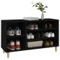 vidaXL Mueble zapatero madera contrachapada negro 102x36x60 cm vidaXL Mueble zapatero madera contrachapada negro 102x36x60 cm