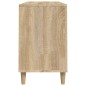 vidaXL Mueble zapatero madera contrachapada roble Sonoma 102x36x60 cm