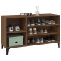 vidaXL Mueble zapatero madera contrachapada roble marrón 102x36x60 cm vidaXL Mueble zapatero madera contrachapada roble marrón 102x36x60 cm
