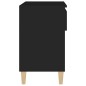 vidaXL Mueble zapatero madera contrachapada negro 70x36x60 cm vidaXL Mueble zapatero madera contrachapada negro 70x36x60 cm