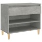 vidaXL Mueble zapatero madera contrachapada gris hormigón 70x36x60 cm vidaXL Mueble zapatero madera contrachapada gris hormigón 70x36x60 cm