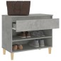 vidaXL Mueble zapatero madera contrachapada gris hormigón 70x36x60 cm vidaXL Mueble zapatero madera contrachapada gris hormigón 70x36x60 cm