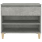 vidaXL Mueble zapatero madera contrachapada gris hormigón 70x36x60 cm vidaXL Mueble zapatero madera contrachapada gris hormigón 70x36x60 cm