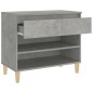 vidaXL Mueble zapatero madera contrachapada gris hormigón 70x36x60 cm vidaXL Mueble zapatero madera contrachapada gris hormigón 70x36x60 cm
