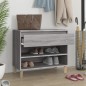 vidaXL Mueble zapatero madera contrachapada gris Sonoma 70x36x60 cm vidaXL Mueble zapatero madera contrachapada gris Sonoma 70x36x60 cm