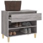 vidaXL Mueble zapatero madera contrachapada gris Sonoma 70x36x60 cm vidaXL Mueble zapatero madera contrachapada gris Sonoma 70x36x60 cm