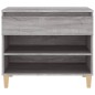 vidaXL Mueble zapatero madera contrachapada gris Sonoma 70x36x60 cm vidaXL Mueble zapatero madera contrachapada gris Sonoma 70x36x60 cm