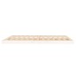 vidaXL Estructura de cama de madera maciza de pino blanco 160x200 cm