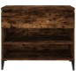 vidaXL Mueble zapatero madera contrachapada roble ahumado 70x36x60 cm vidaXL Mueble zapatero madera contrachapada roble ahumado 70x36x60 cm