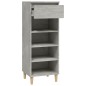 vidaXL Mueble zapatero madera contrachapada gris hormigón 40x36x105 cm vidaXL Mueble zapatero madera contrachapada gris hormigón 40x36x105 cm