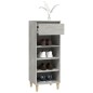 vidaXL Mueble zapatero madera contrachapada gris hormigón 40x36x105 cm vidaXL Mueble zapatero madera contrachapada gris hormigón 40x36x105 cm