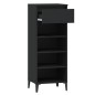 vidaXL Mueble zapatero madera contrachapada negro 40x36x105 cm vidaXL Mueble zapatero madera contrachapada negro 40x36x105 cm