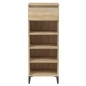 vidaXL Mueble zapatero madera contrachapada roble Sonoma 40x36x105 cm