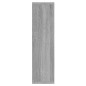 vidaXL Mueble con espejo y LED color gris Sonoma 76x15x55 cm vidaXL Mueble con espejo y LED color gris Sonoma 76x15x55 cm
