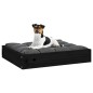 vidaXL Cama para perros madera maciza de pino negro 51,5x44x9 cm vidaXL Cama para perros madera maciza de pino negro 51,5x44x9 cm