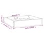 vidaXL Cama para perros madera maciza de pino negro 51,5x44x9 cm vidaXL Cama para perros madera maciza de pino negro 51,5x44x9 cm