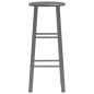 vidaXL Taburetes de cocina 2 unidades MDF gris antracita vidaXL Taburetes de cocina 2 unidades MDF gris antracita