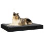 vidaXL Cama para perros madera maciza de pino negro 91,5x64x9 cm vidaXL Cama para perros madera maciza de pino negro 91,5x64x9 cm