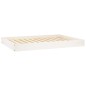 vidaXL Cama para perros madera maciza de pino blanco 101,5x74x9 cm vidaXL Cama para perros madera maciza de pino blanco 101,5x74x9 cm