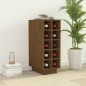 vidaXL Botellero madera maciza de pino marrón miel 23x34x61 cm vidaXL Botellero madera maciza de pino marrón miel 23x34x61 cm