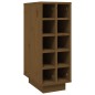 vidaXL Botellero madera maciza de pino marrón miel 23x34x61 cm vidaXL Botellero madera maciza de pino marrón miel 23x34x61 cm