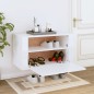 vidaXL Mueble zapatero pared contrachapada blanco brillo 70x35x38 cm vidaXL Mueble zapatero pared contrachapada blanco brillo 70x35x38 cm