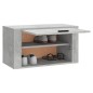 vidaXL Mueble zapatero pared contrachapada gris hormigón 70x35x38 cm vidaXL Mueble zapatero pared contrachapada gris hormigón 70x35x38 cm