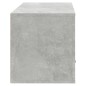 vidaXL Mueble zapatero pared contrachapada gris hormigón 70x35x38 cm vidaXL Mueble zapatero pared contrachapada gris hormigón 70x35x38 cm