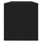 vidaXL Mueble zapatero pared madera contrachapada negro 100x35x38 cm