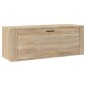 vidaXL Mueble zapatero pared contrachapada roble Sonoma 100x35x38 cm vidaXL Mueble zapatero pared contrachapada roble Sonoma 100x35x38 cm