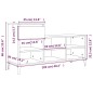 vidaXL Mueble zapatero madera contrachapada roble Sonoma 102x36x60 cm vidaXL Mueble zapatero madera contrachapada roble Sonoma 102x36x60 cm