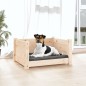 vidaXL Cama para perros madera maciza de pino 55,5x45,5x28 cm
