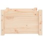 vidaXL Cama para perros madera maciza de pino 55,5x45,5x28 cm