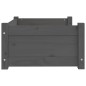 vidaXL Cama para perros madera maciza de pino gris 65,5x50,5x28 cm vidaXL Cama para perros madera maciza de pino gris 65,5x50,5x28 cm