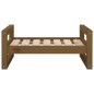 vidaXL Cama para perros madera maciza pino marrón miel 65,5x50,5x28 cm vidaXL Cama para perros madera maciza pino marrón miel 65,5x50,5x28 cm