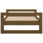 vidaXL Cama para perros madera maciza pino marrón miel 75,5x55,5x28 cm vidaXL Cama para perros madera maciza pino marrón miel 75,5x55,5x28 cm