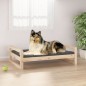vidaXL Cama para perros madera maciza de pino 95,5x65,5x28 cm