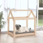 vidaXL Cama para perros madera maciza de pino 71x55x70 cm vidaXL Cama para perros madera maciza de pino 71x55x70 cm