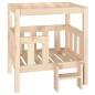 vidaXL Cama para perros madera maciza de pino 65,5x43x70 cm vidaXL Cama para perros madera maciza de pino 65,5x43x70 cm