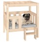 vidaXL Cama para perros madera maciza de pino 65,5x43x70 cm vidaXL Cama para perros madera maciza de pino 65,5x43x70 cm
