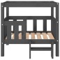 vidaXL Cama para perros madera maciza de pino gris 75,5x63,5x70 cm vidaXL Cama para perros madera maciza de pino gris 75,5x63,5x70 cm