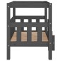 vidaXL Cama para perros madera maciza de pino gris 75,5x63,5x70 cm vidaXL Cama para perros madera maciza de pino gris 75,5x63,5x70 cm