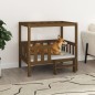 vidaXL Cama para perros madera maciza pino marrón miel 95,5x73,5x90 cm vidaXL Cama para perros madera maciza pino marrón miel 95,5x73,5x90 cm