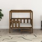 vidaXL Cama para perros madera maciza pino marrón miel 95,5x73,5x90 cm vidaXL Cama para perros madera maciza pino marrón miel 95,5x73,5x90 cm