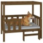vidaXL Cama para perros madera maciza pino marrón miel 95,5x73,5x90 cm vidaXL Cama para perros madera maciza pino marrón miel 95,5x73,5x90 cm