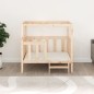 vidaXL Cama para perros madera maciza de pino 105,5x83,5x100 cm vidaXL Cama para perros madera maciza de pino 105,5x83,5x100 cm